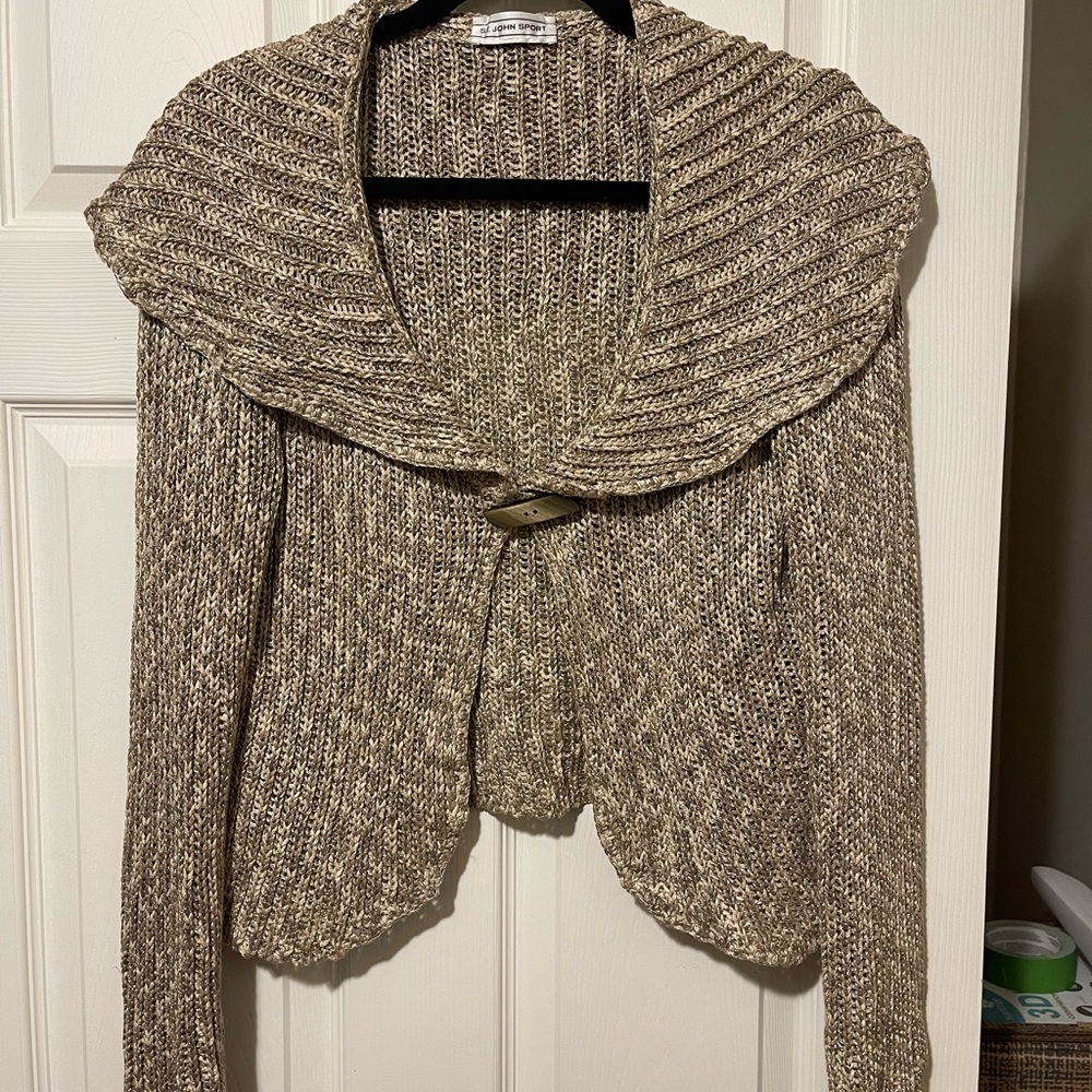 St John Sport Cozy Knit Women's Sweater - Brown